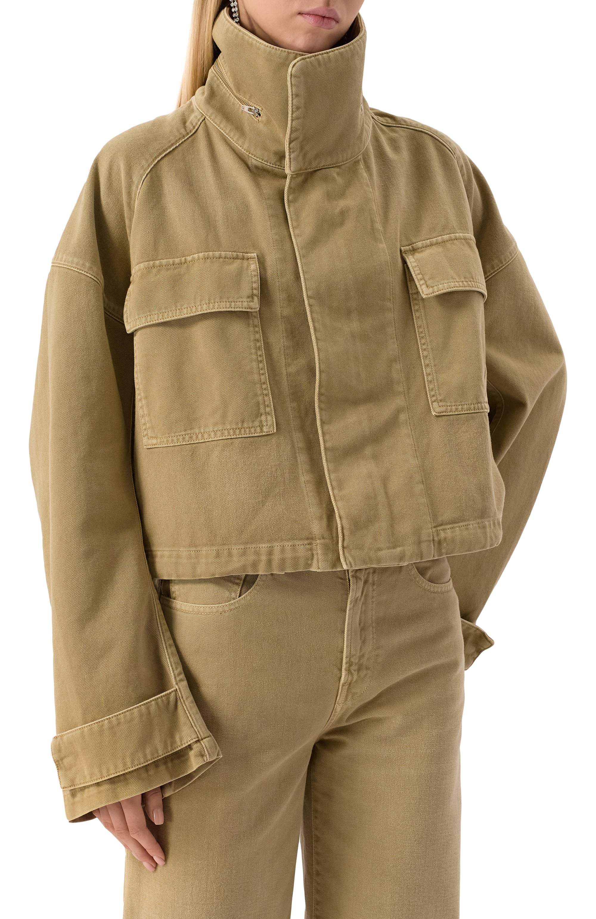 Джинсовая куртка 3X1, арт. 31-WJ5B06-DR1104/PARKA CR0P, фото 3