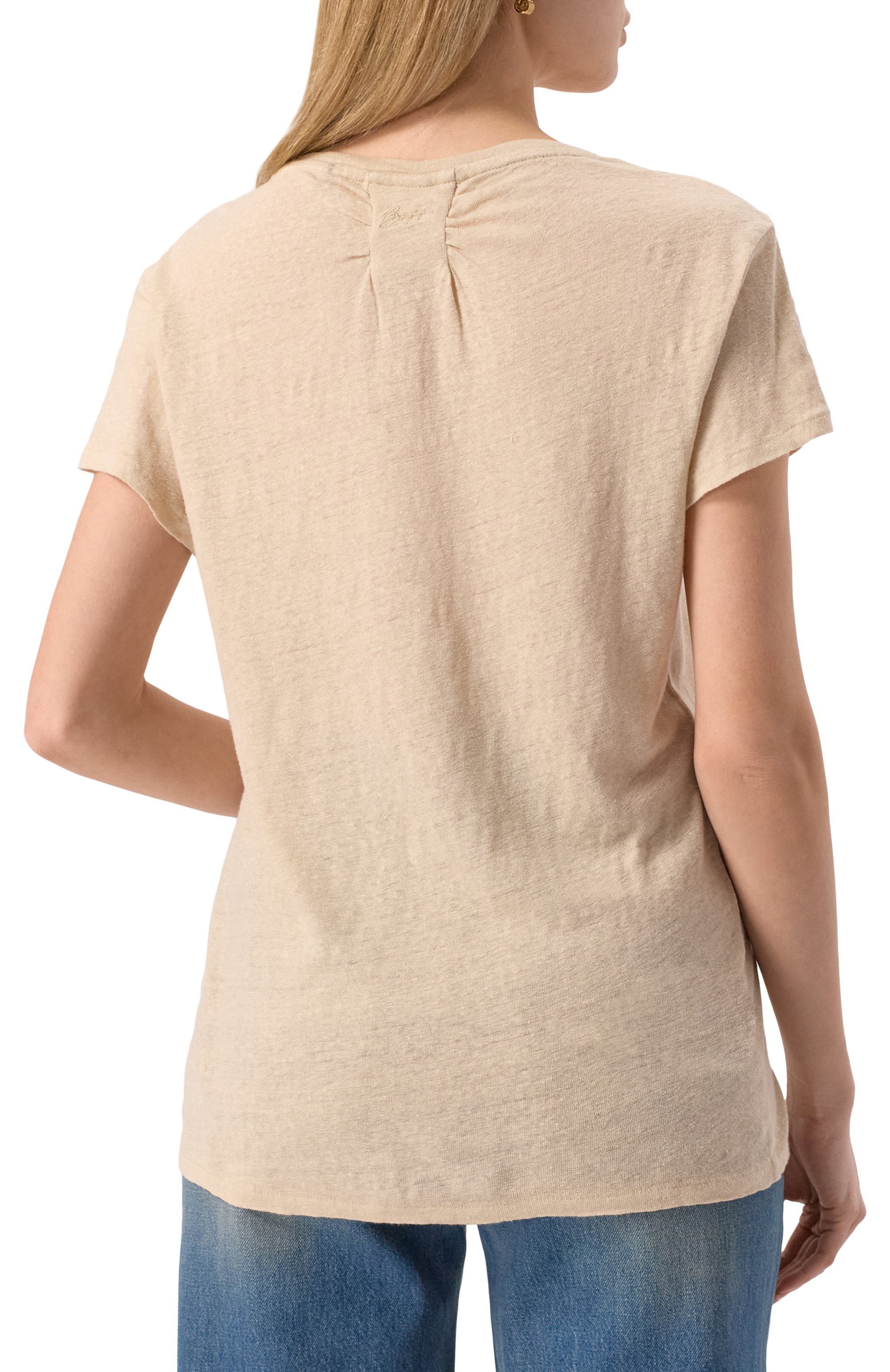 Льняная футболка BOSS ORANGE, арт. 50540431, фото 4