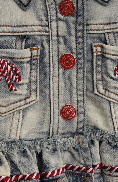 Джинсовая куртка MONNALISA, арт. 39E101, фото 3