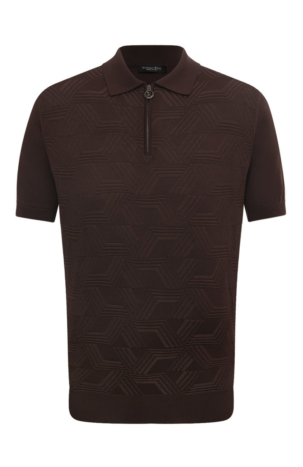 Поло из шелка и хлопка STEFANO RICCI, арт. K818047P31/F23175, фото 1