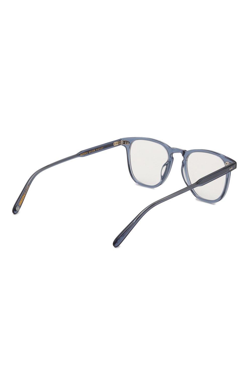 Оправа GARRETT LEIGHT голубого цвета по цене 39500 руб., арт. BR00KS BI0 C0B, фото 4 Оправа GARRETT LEIGHT, арт. BR00KS BI0 C0B, фото 4