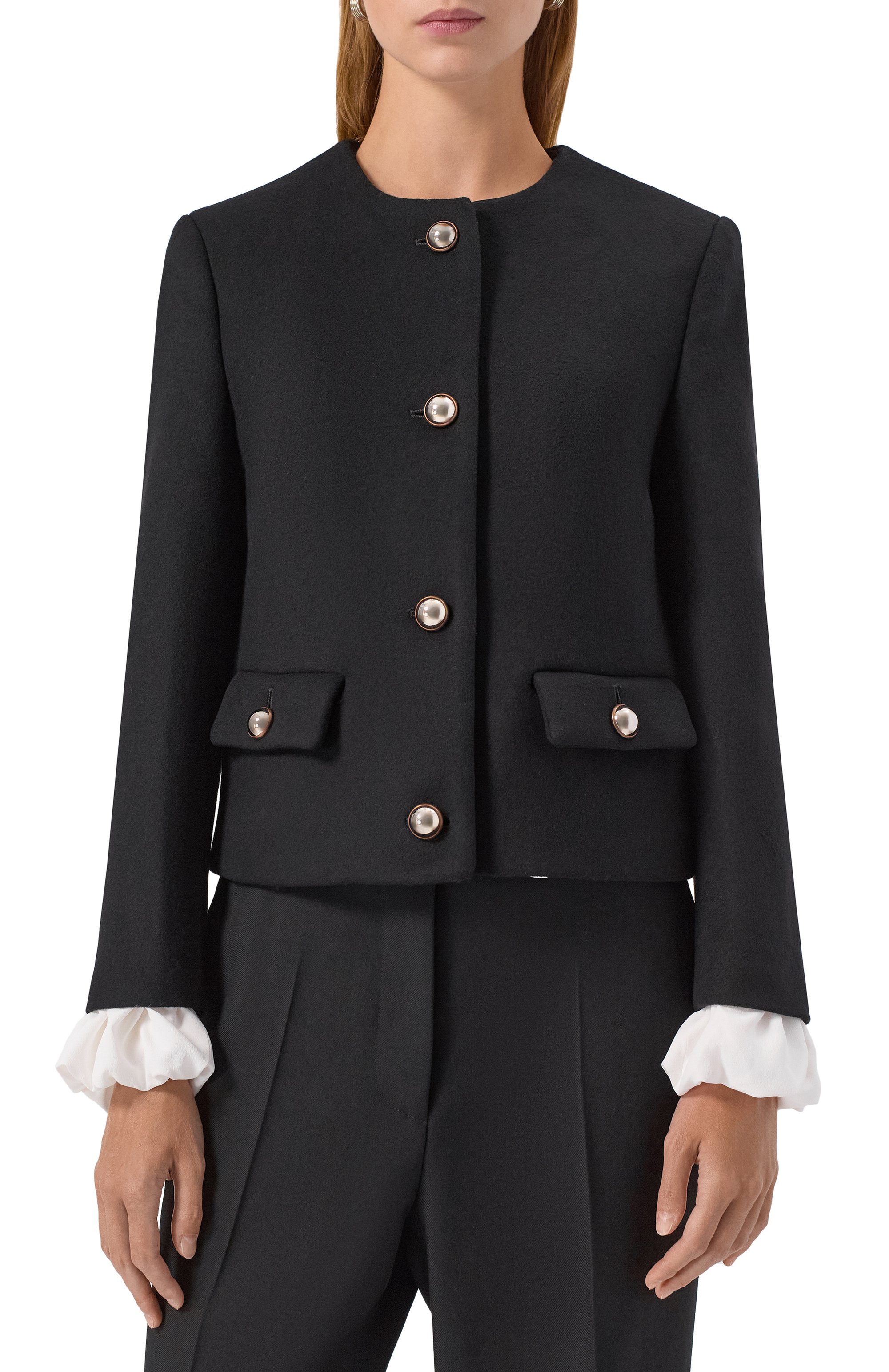 Шерстяной жакет BEATRICE .B, арт. 25FA3006BYE28, фото 3