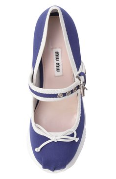 Текстильные туфли MIU MIU, арт. 5IZ024-3R0D-F0589-D130, фото 4