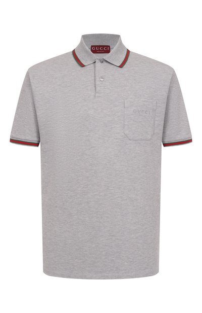 Мужское хлопковое поло GUCCI, арт. 795174/XJHEE