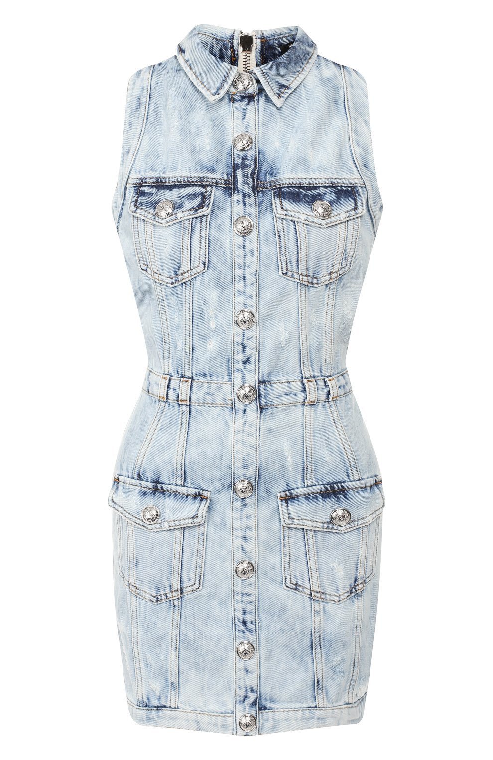 Джинсовое платье BALMAIN, арт. RF06176/D048, фото 1