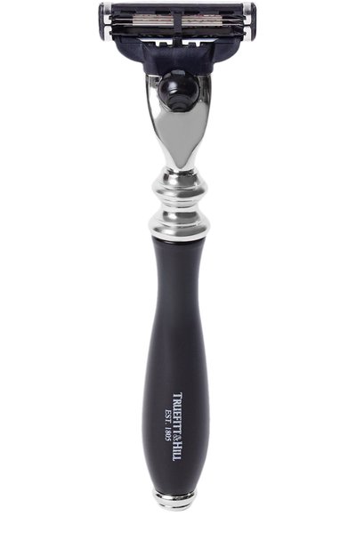 Станок для бритья machiii эбонит с хромом wellington TRUEFITT AND HILL бесцветного цвета по цене 29000 руб., арт. 105, фото 1 Станок для бритья machiii эбонит с хромом wellington TRUEFITT AND HILL, арт. 105, фото 1