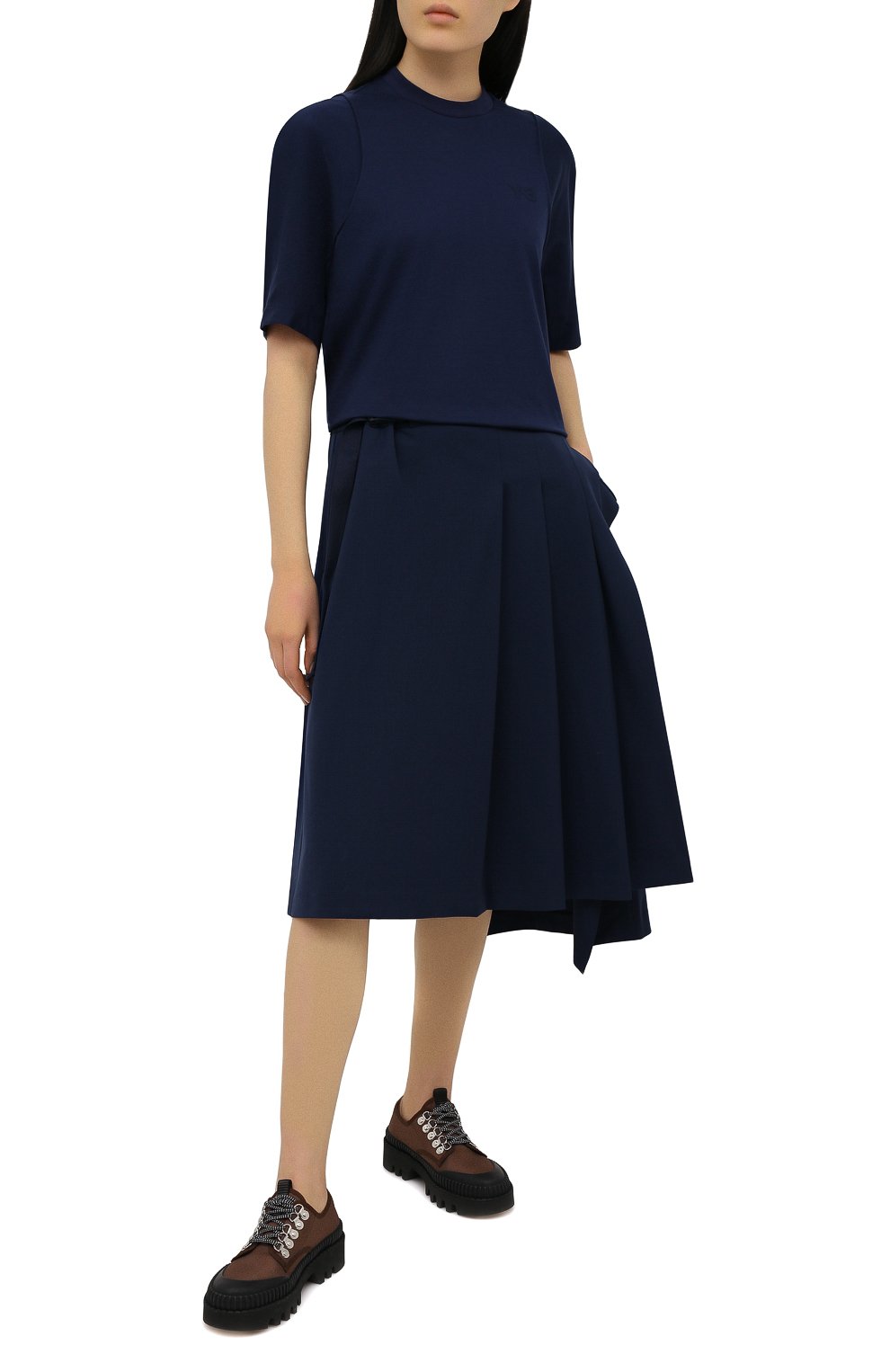 Хлопковая футболка Y-3, арт. GV0317/W, фото 2