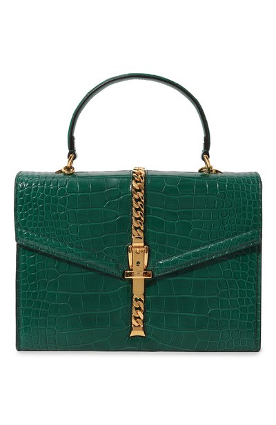 Сумка sylvie 1969 из кожи аллигатора GUCCI, арт. 602781 EV40G, фото 1