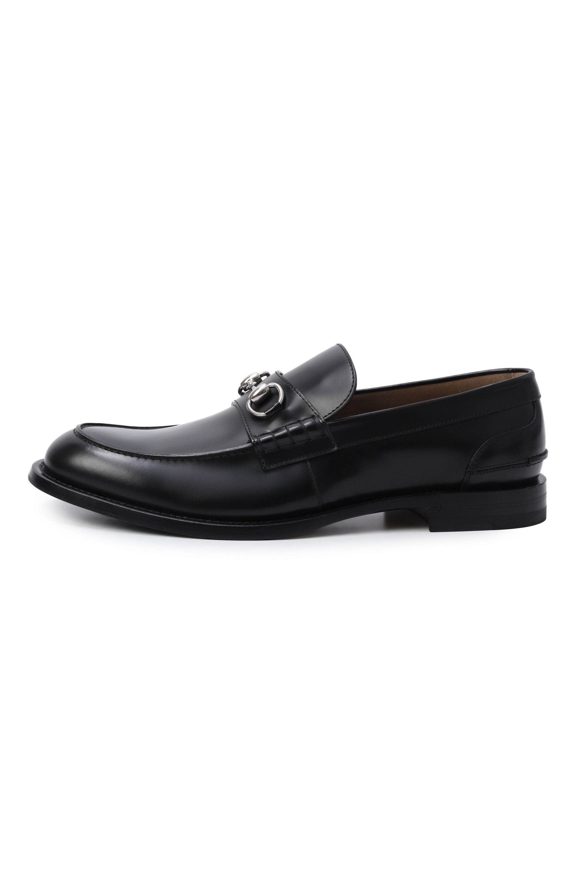 Кожаные лоферы GUCCI, арт. 851398/AAFAR, фото 3