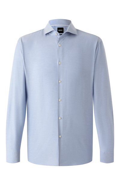 Мужская сорочка из хлопка и кашемира BOSS, арт. 50527364