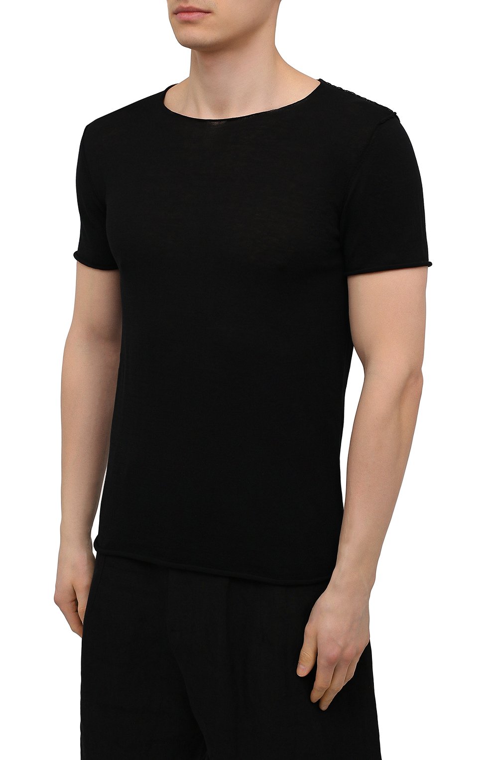 Хлопковая футболка ISABEL BENENATO, арт. UK03S21, фото 3