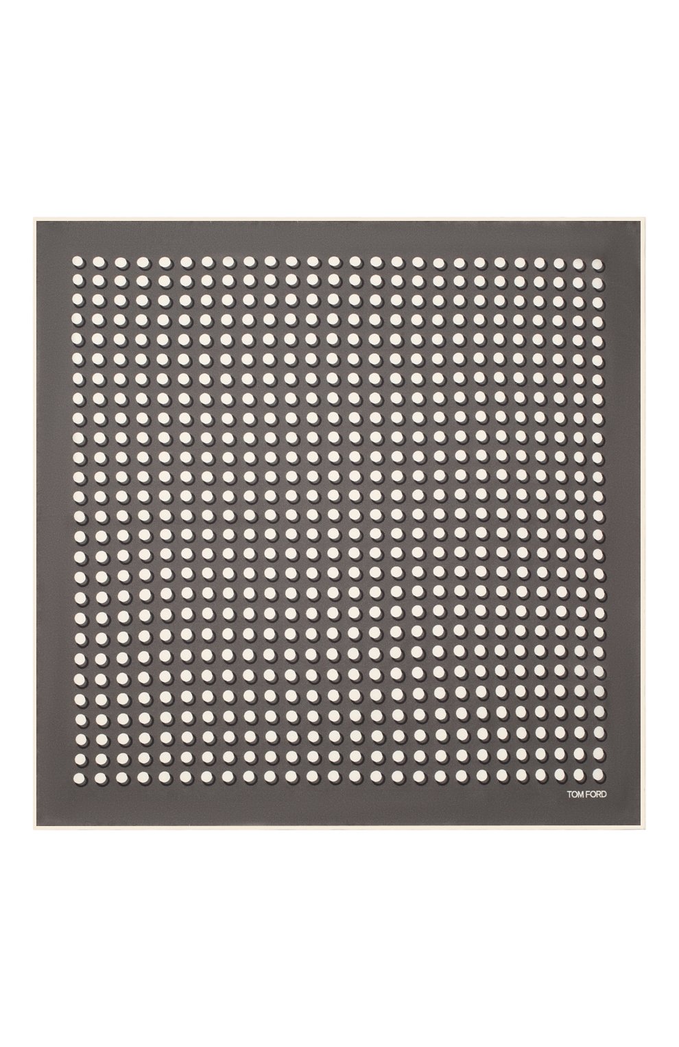 Шелковый платок TOM FORD серого цвета по цене 19750 руб., арт. 6TF96/TF312, фото 3 Шелковый платок TOM FORD, арт. 6TF96/TF312, фото 3