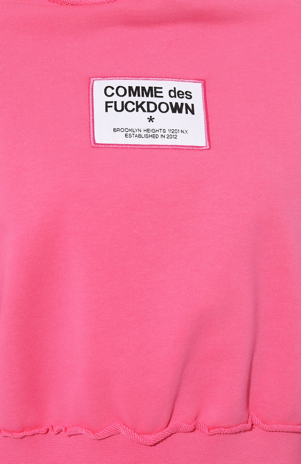 Хлопковое худи COMME DES FUCKDOWN, арт. CFABW00050, фото 5