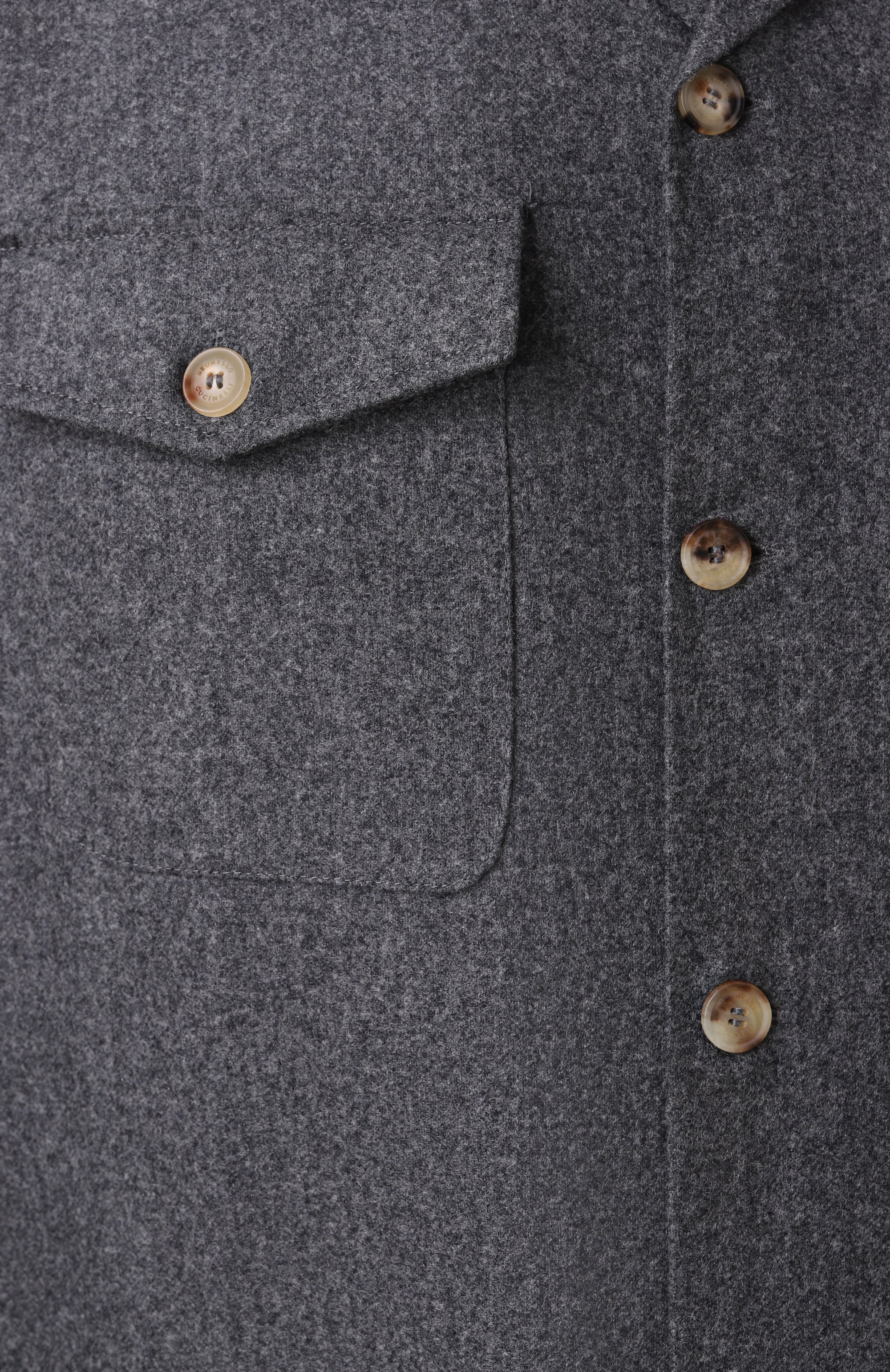 Шерстяная куртка-рубашка BRUNELLO CUCINELLI, арт. M038P0710, фото 6