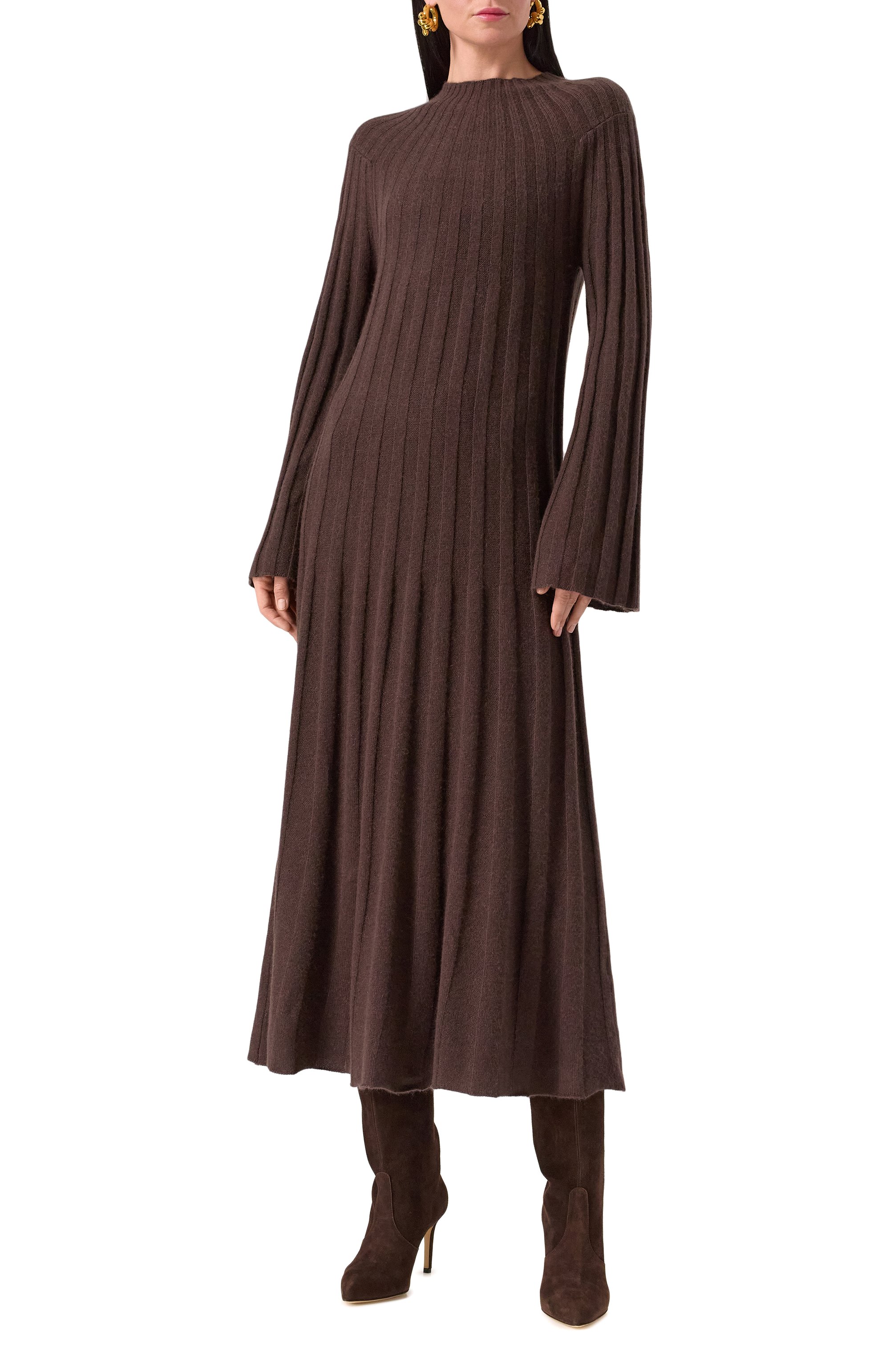 Платье из шерсти и кашемира LOULOU DE SAISON, арт. IRMA, фото 3