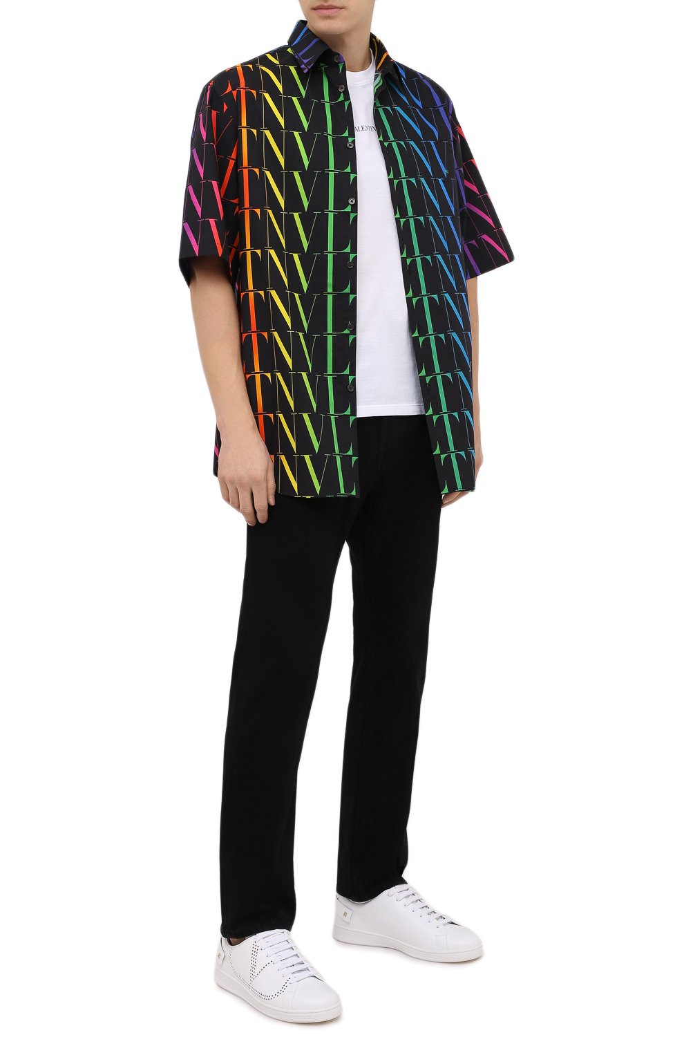 Кожаные кеды backnet VALENTINO, арт. VY2S0C04/UFS, фото 2