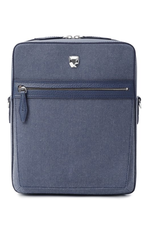 Сумка Silvio medium Rubeus Milano CR0SSB0DY MEDIUM/CALFSKIN GRAN PRIX+CANVAS NAPAC0T Синий CR0SSB0DY MEDIUM/CALFSKIN GRAN PRIX+CANVAS NAPAC0T