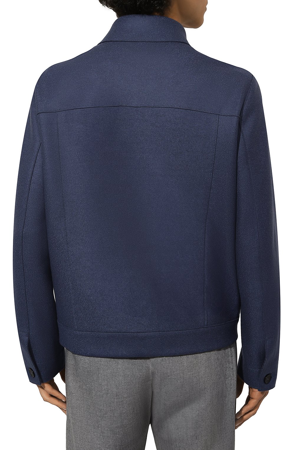 Шерстяная куртка-рубашка HARRIS WHARF LONDON, арт. C9331MLK, фото 4