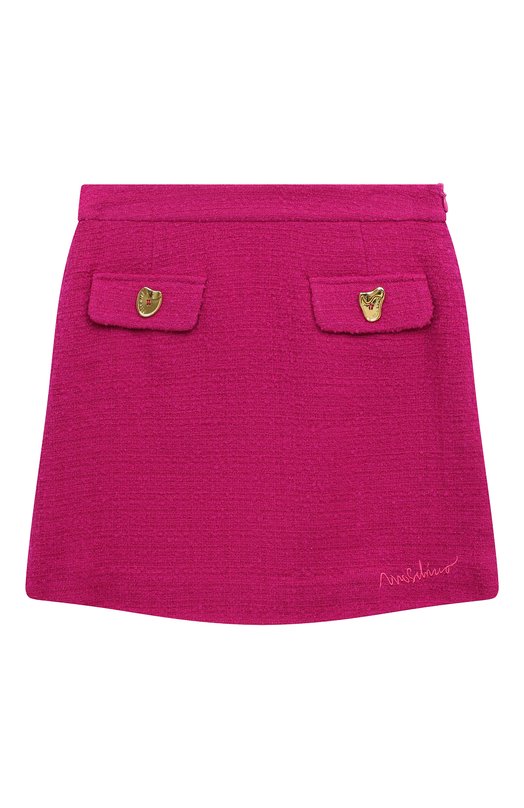 

Шерстяная юбка Moschino, Розовый