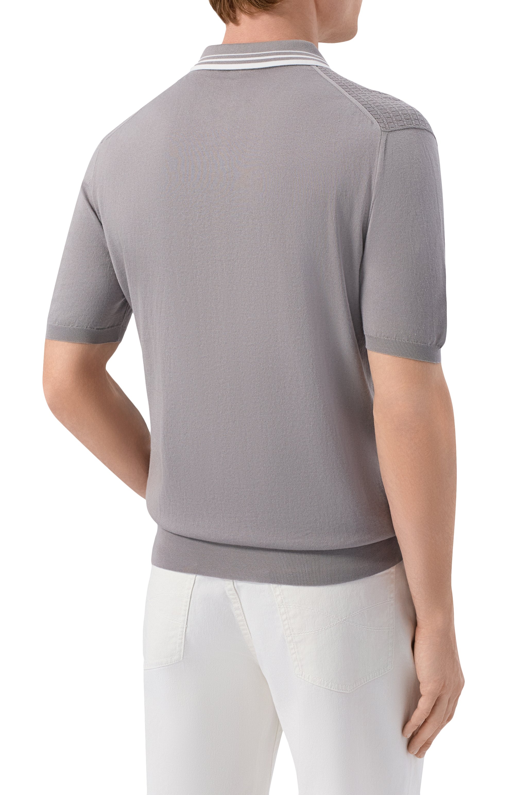 Хлопковое поло KITON, арт. UMK0709, фото 4