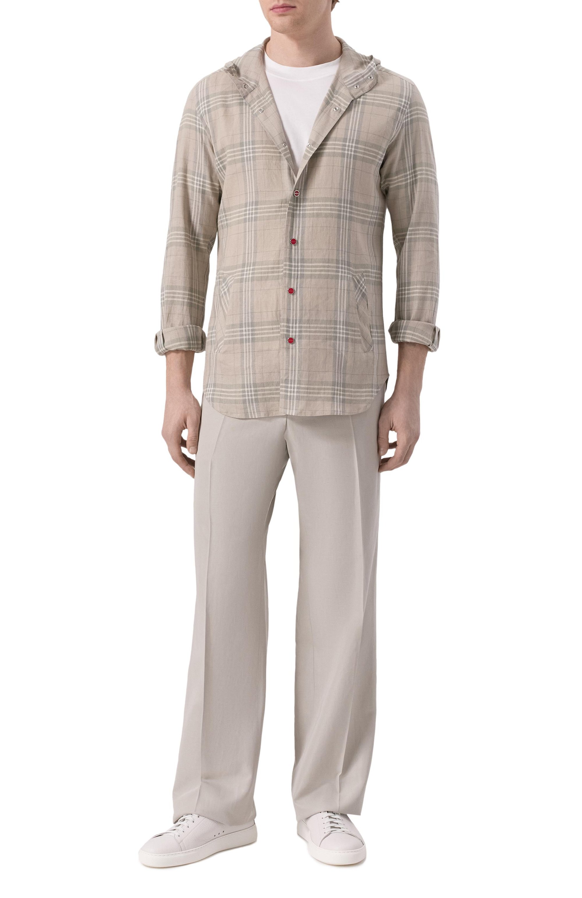 Льняная рубашка KITON, арт. UMCMARH0926705_46-50, фото 2