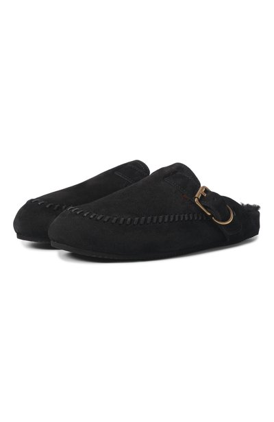 Мужские замшевые сабо poggio BUTTERO, арт. B11950/G0RH/SHEARLING