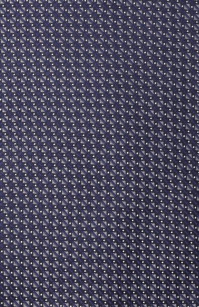 Шелковый галстук CANALI темно-синего цвета по цене 33900 руб., арт. 82/HJ04333, фото 4 Шелковый галстук CANALI, арт. 82/HJ04333, фото 4