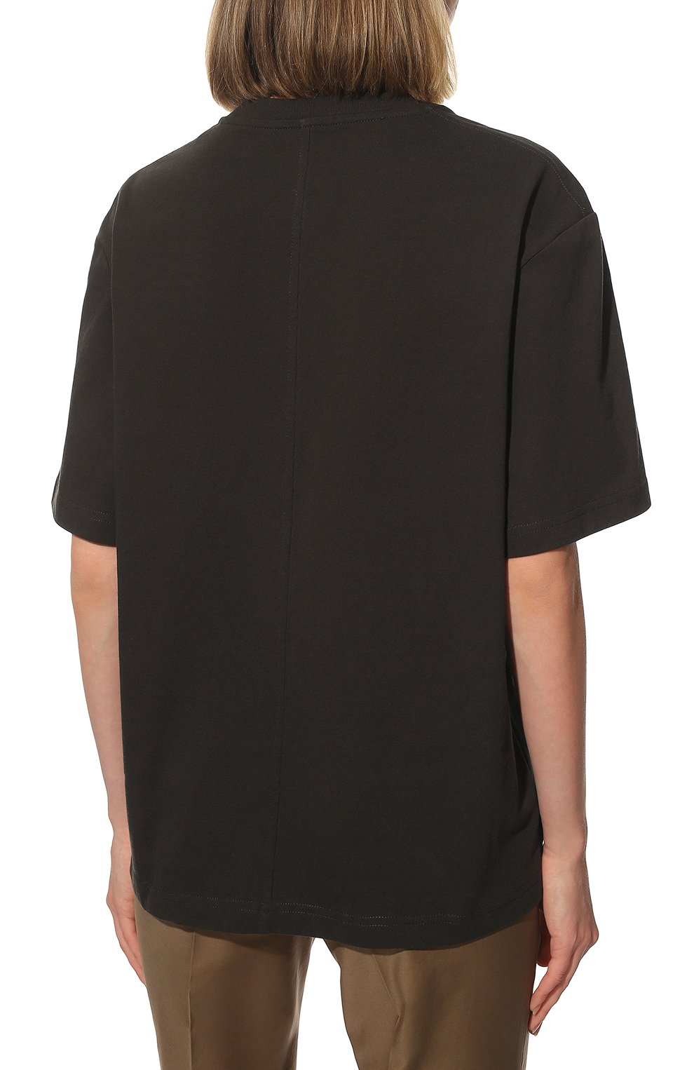 Хлопковая футболка THE ROW, арт. 6297K398, фото 4