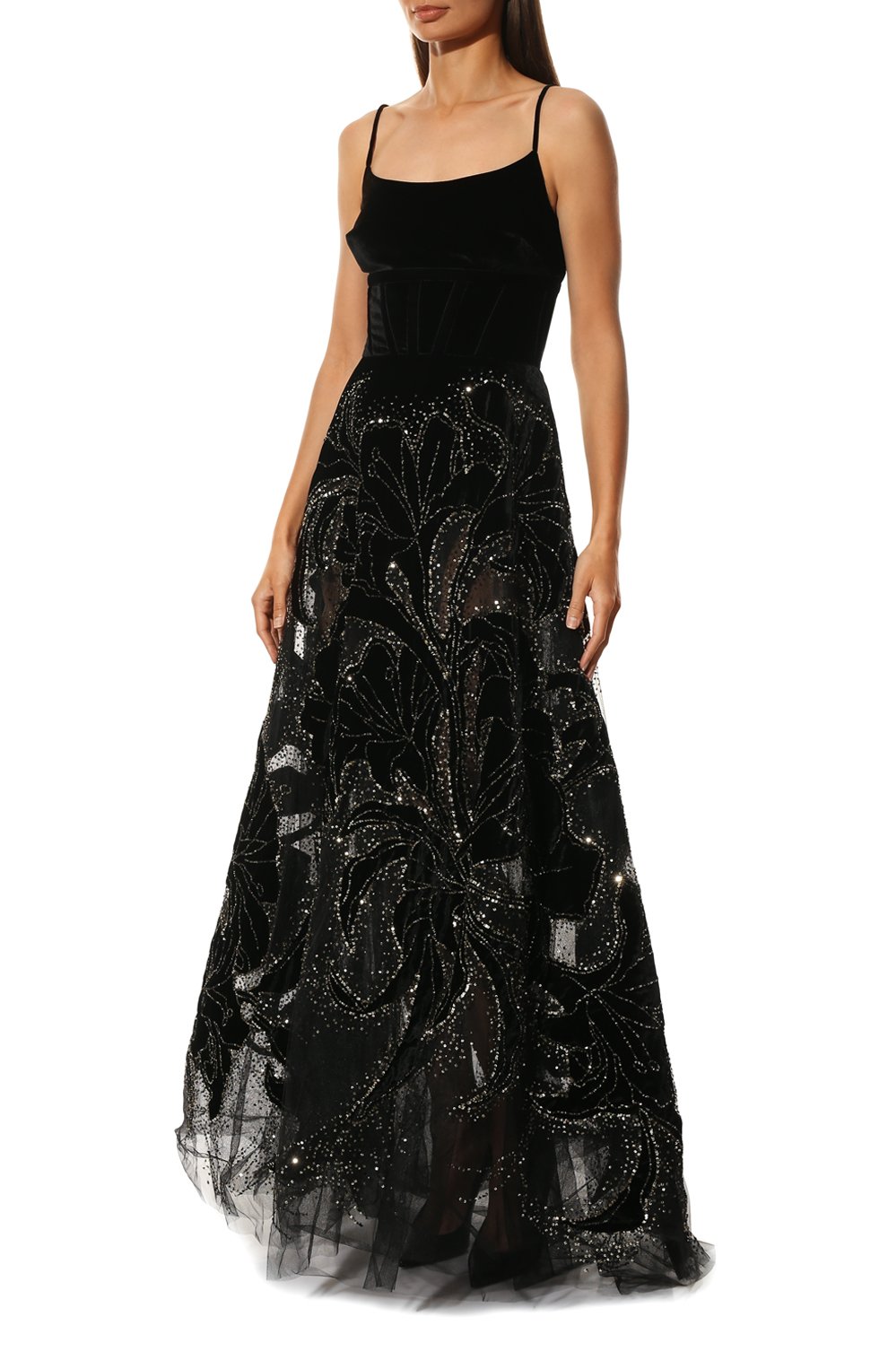 Платье ELIE SAAB черного цвета по цене 1255000 руб., арт. 9213, фото 3 Платье ELIE SAAB, арт. 9213, фото 3