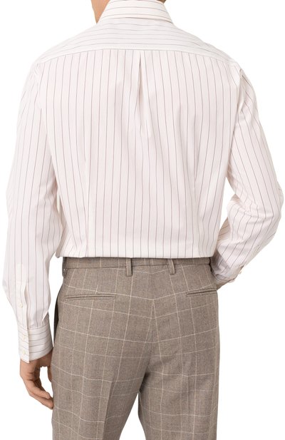 Хлопковая рубашка BRUNELLO CUCINELLI, арт. MY6251718, фото 4