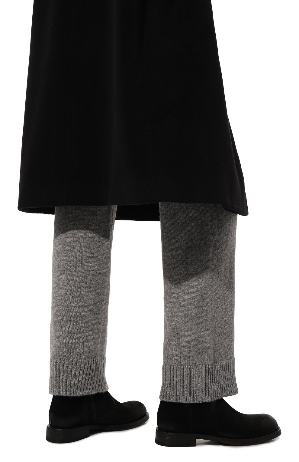 Замшевые ботинки PANTANETTI черного цвета по цене 47100 руб., арт. 18147A/MIXER, фото 3 Замшевые ботинки PANTANETTI, арт. 18147A/MIXER, фото 3