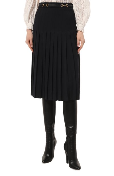 Шерстяная юбка GUCCI, арт. 560441 Z8AC1, фото 3