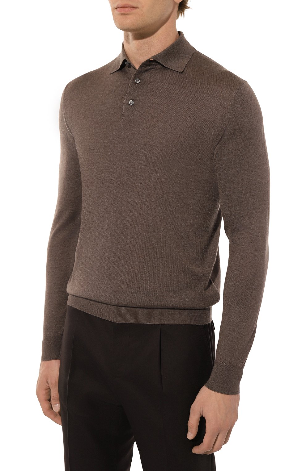 Поло из кашемира и шелка FEDELI, арт. 7UI07091, фото 3