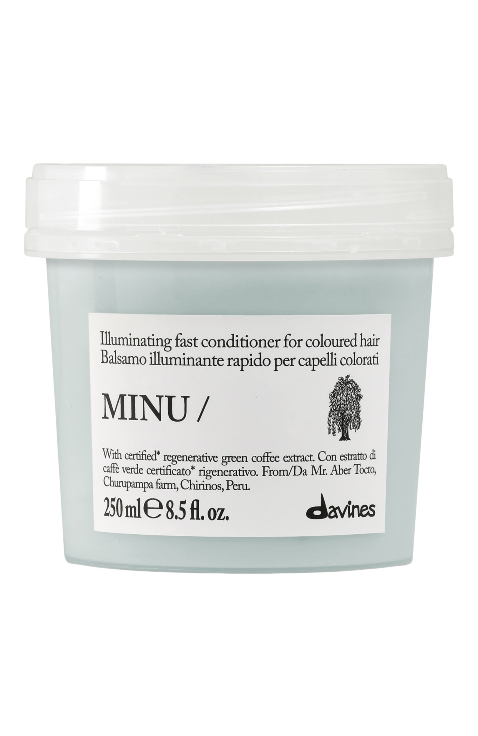 Экспресс-кондиционер для окрашенных волос minu (250ml) DAVINES бесцветного цвета по цене 4620 руб., арт. 70027, фото 1 Экспресс-кондиционер для окрашенных волос minu (250ml) DAVINES, арт. 70027, фото 1