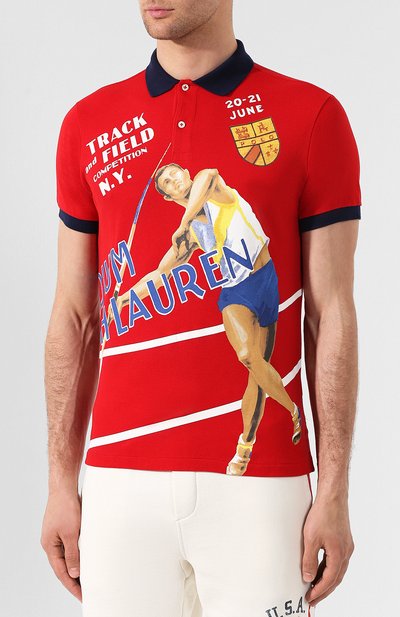 Хлопковое поло POLO RALPH LAUREN, арт. 710746457, фото 3