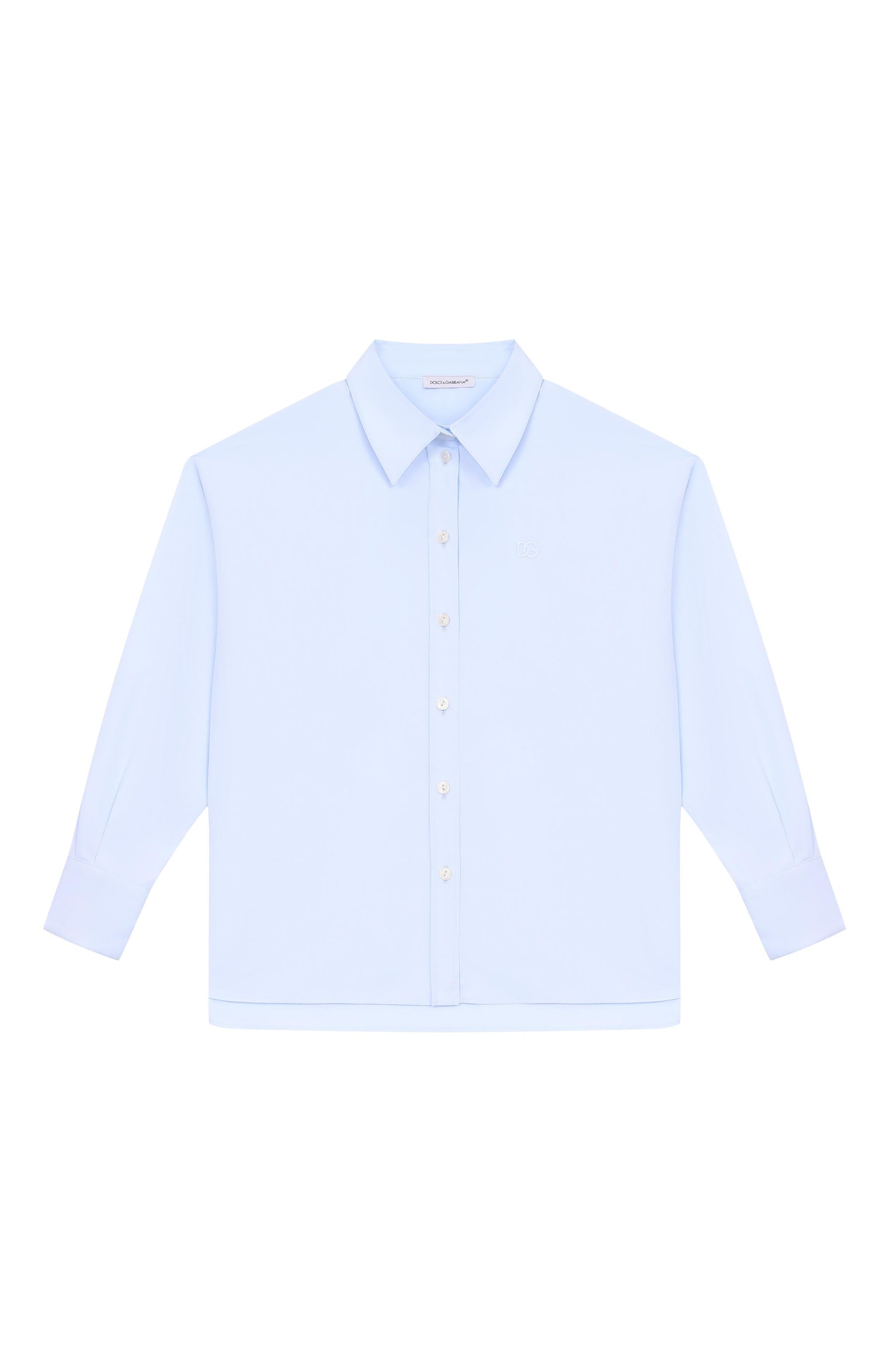 Хлопковая рубашка DOLCE & GABBANA, арт. L55S98/G7Q1D_001, фото 1