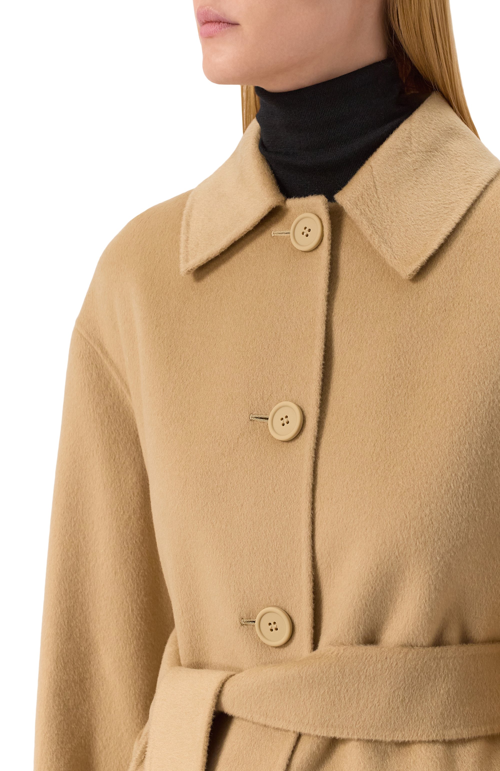 Пальто из шерсти и кашемира MAX MARA STUDIO, арт. 0ZI0S0, фото 5