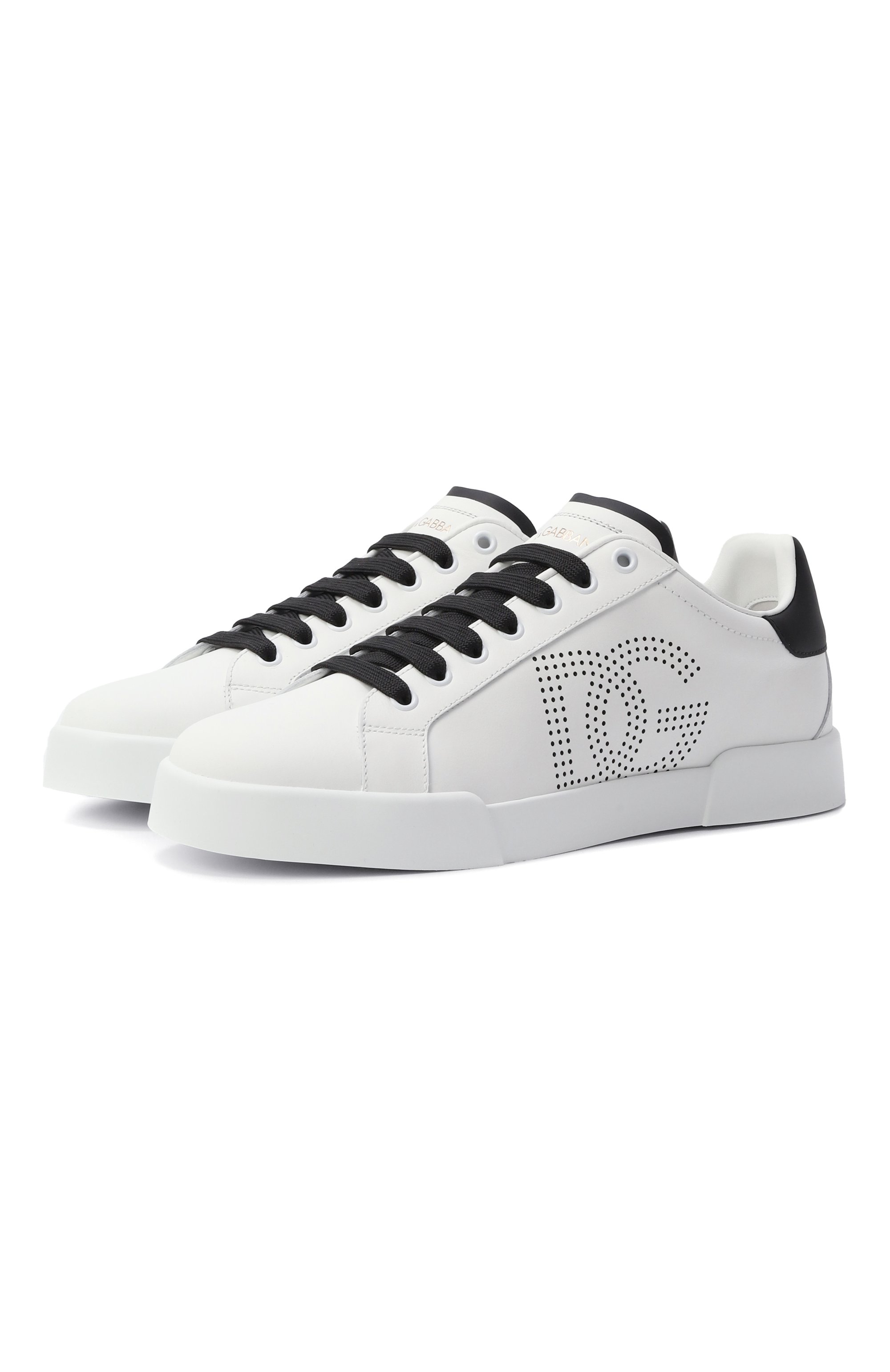 Кожаные кеды strobel portofino light DOLCE & GABBANA, арт. CK2324/AV066, фото 1