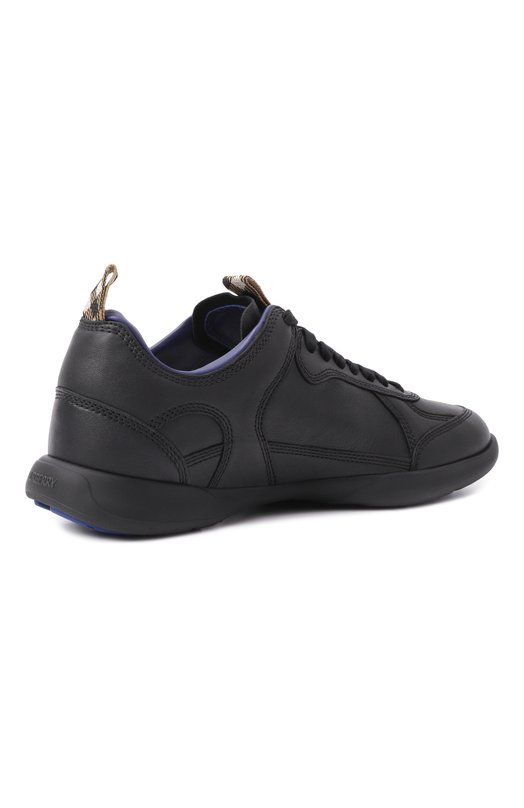 Кожаные кроссовки Matrix Burberry 8109135 Чёрный  8109135 Фото 5