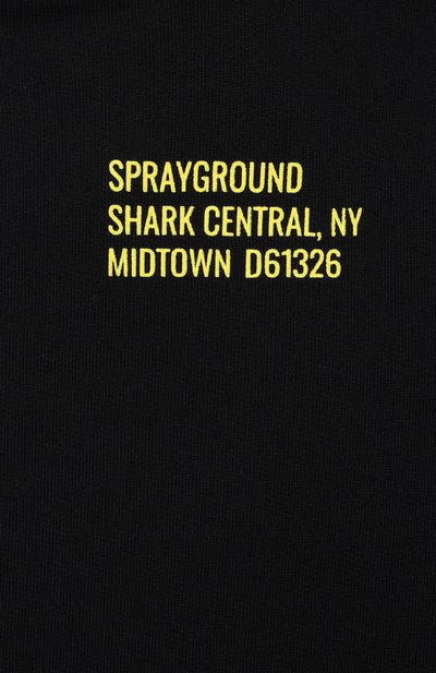 Хлопковое худи SPRAYGROUND, арт. SPY1387EBLK, фото 3