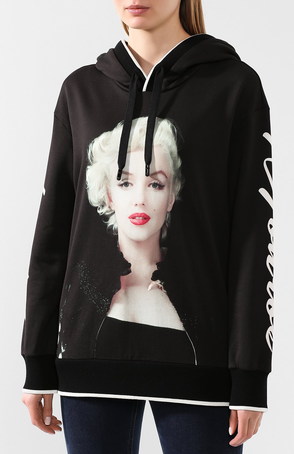 Хлопковое худи DOLCE & GABBANA черного цвета по цене 88550 руб., арт. F9F07T/FI7SW, фото 3 Хлопковое худи DOLCE & GABBANA, арт. F9F07T/FI7SW, фото 3