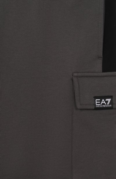 Хлопковые шорты-карго EA7, арт. 7B000289/AF17787, фото 3