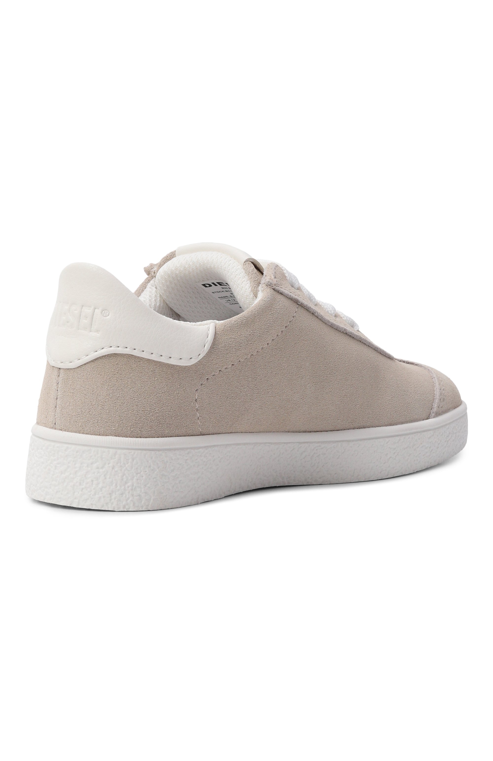 Замшевые кеды s-cougaz DIESEL светло-бежевого цвета по цене 10750 руб., арт. BC1056/KF005, фото 3 Замшевые кеды s-cougaz DIESEL, арт. BC1056/KF005, фото 3