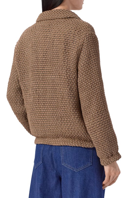 Замшевая куртка Giorgio Armani GW003148/AF24743 Коричневый  GW003148/AF24743 Фото 4