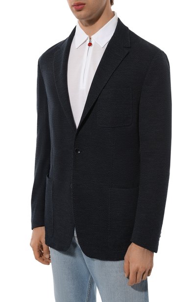 Пиджак из хлопка и шерсти CANALI, арт. J0147/JJ02547, фото 5