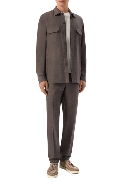 Джоггеры из шерсти и кашемира STEFANO RICCI, арт. M1T5300030/WCEA2V, фото 2