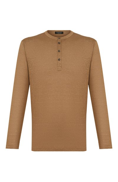 Мужская льняной лонгслив-хенли STEFANO RICCI, арт. K919510S4B/T26205