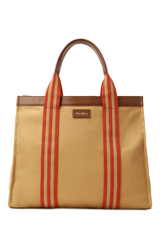 Сумка-тоут Palau medium Max Mara PALAU 2516511019 Коричневый  PALAU 2516511019 Фото 6