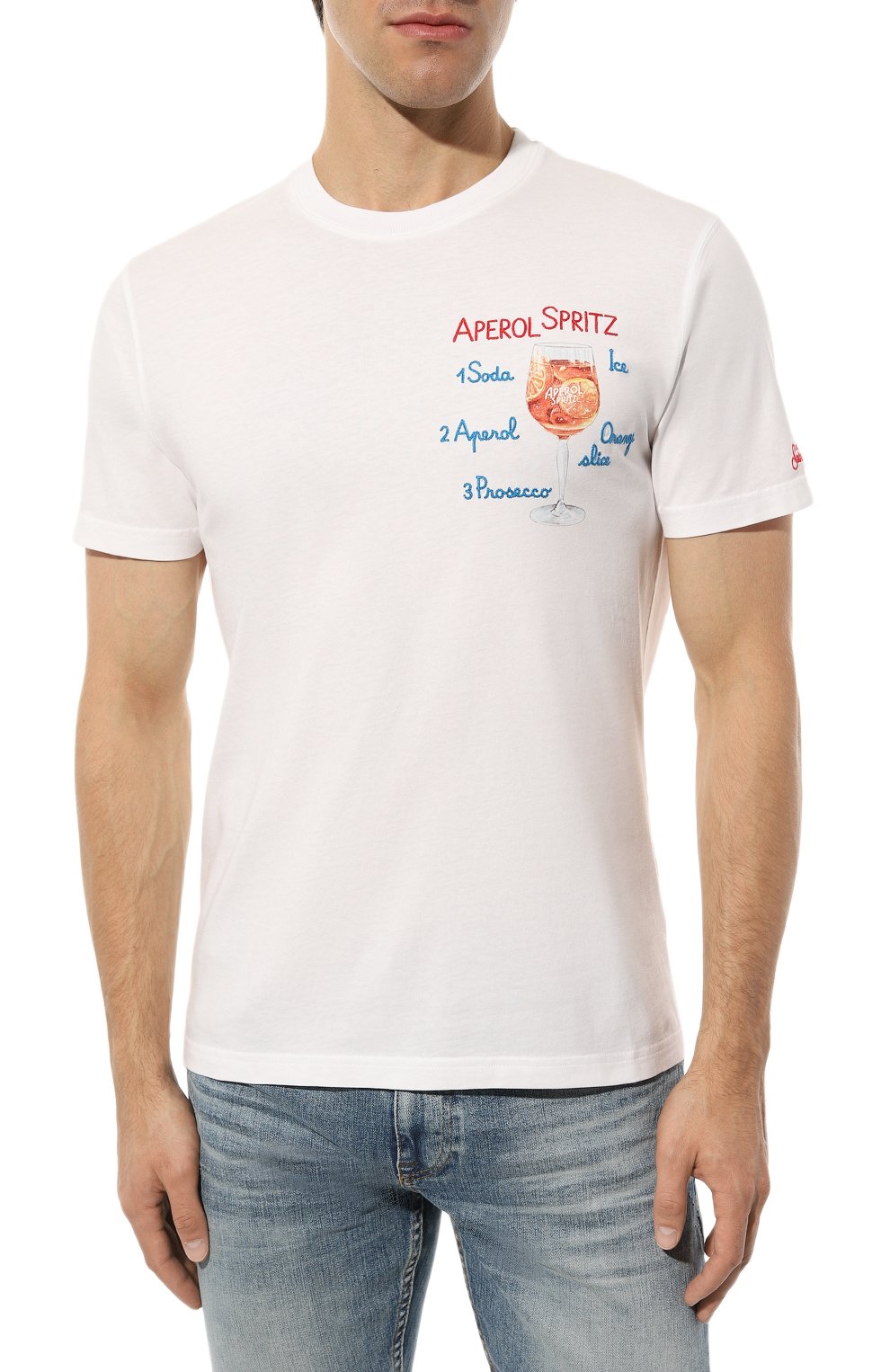 Хлопковая футболка MC2 SAINT BARTH, арт. STBM/TSHIRT MAN/00429D, фото 3