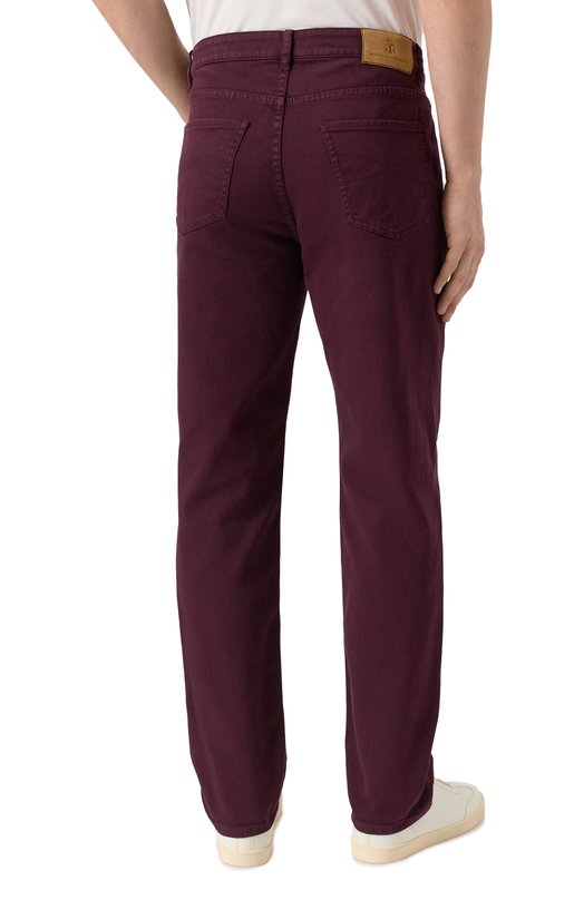 Джинсы Traditional Fit Brunello Cucinelli M277UD3210 Фиолетовый  M277UD3210 Фото 4